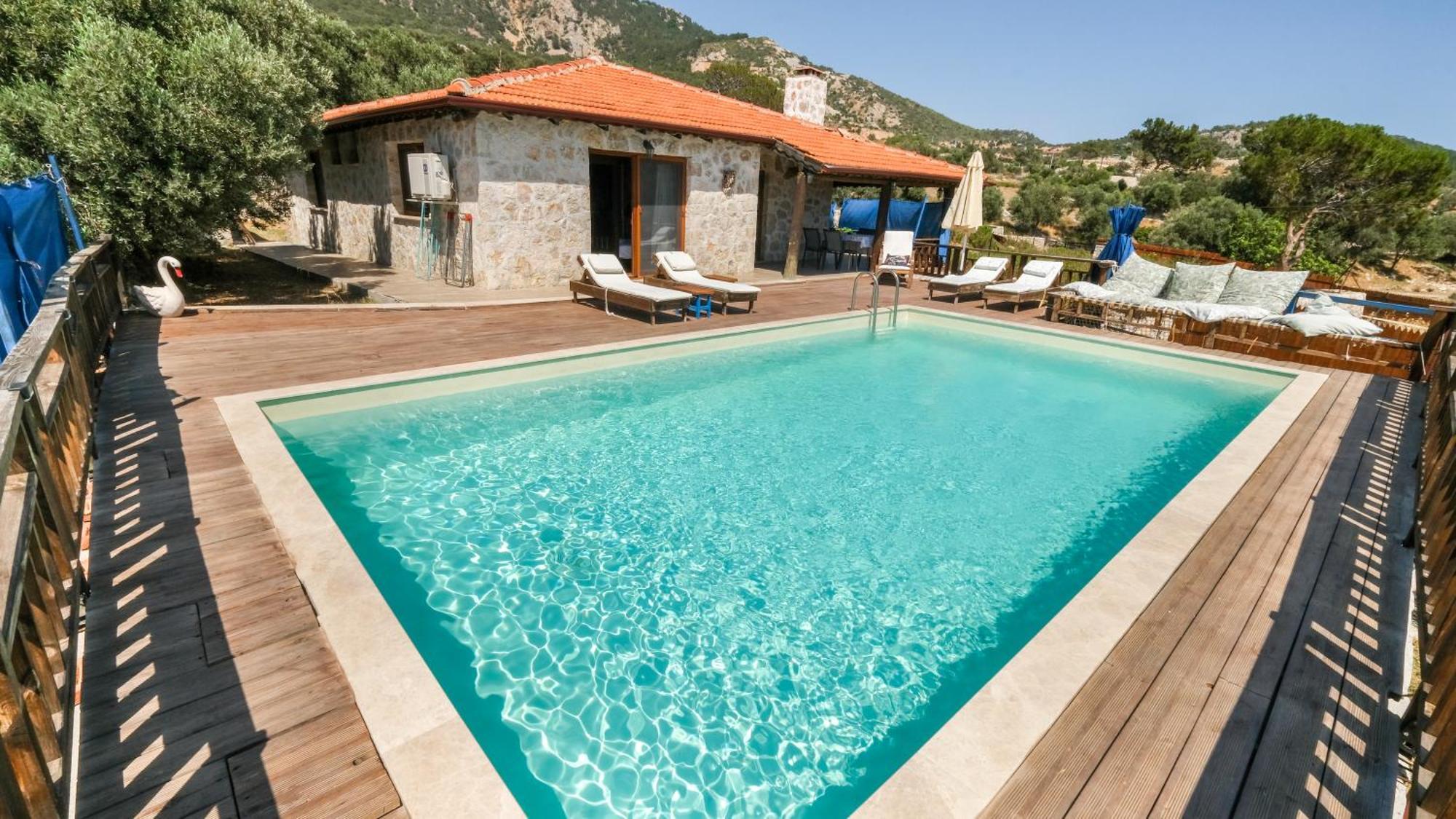Вилла Likya House - Deniz Ve Doga Manzarali, Havuzlu Патара Экстерьер фото